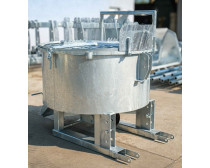 HORGANYZOTT PRÉMIUM MINŐSÉG! L-BK-1200 Betonkeverő, takarmánykeverő, 1200 l-es, kardán meghajtás